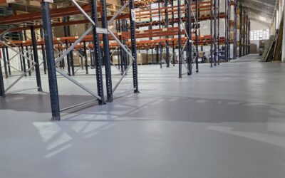 Pavimentación con resina epoxi continua